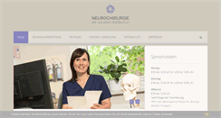 Desktop Screenshot of neurochirurgie-praxis.com